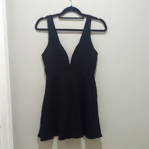 Lulus Black Sleeveless Dress Medium